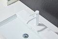 Håndvaskarmatur Slim vinkel hvid
